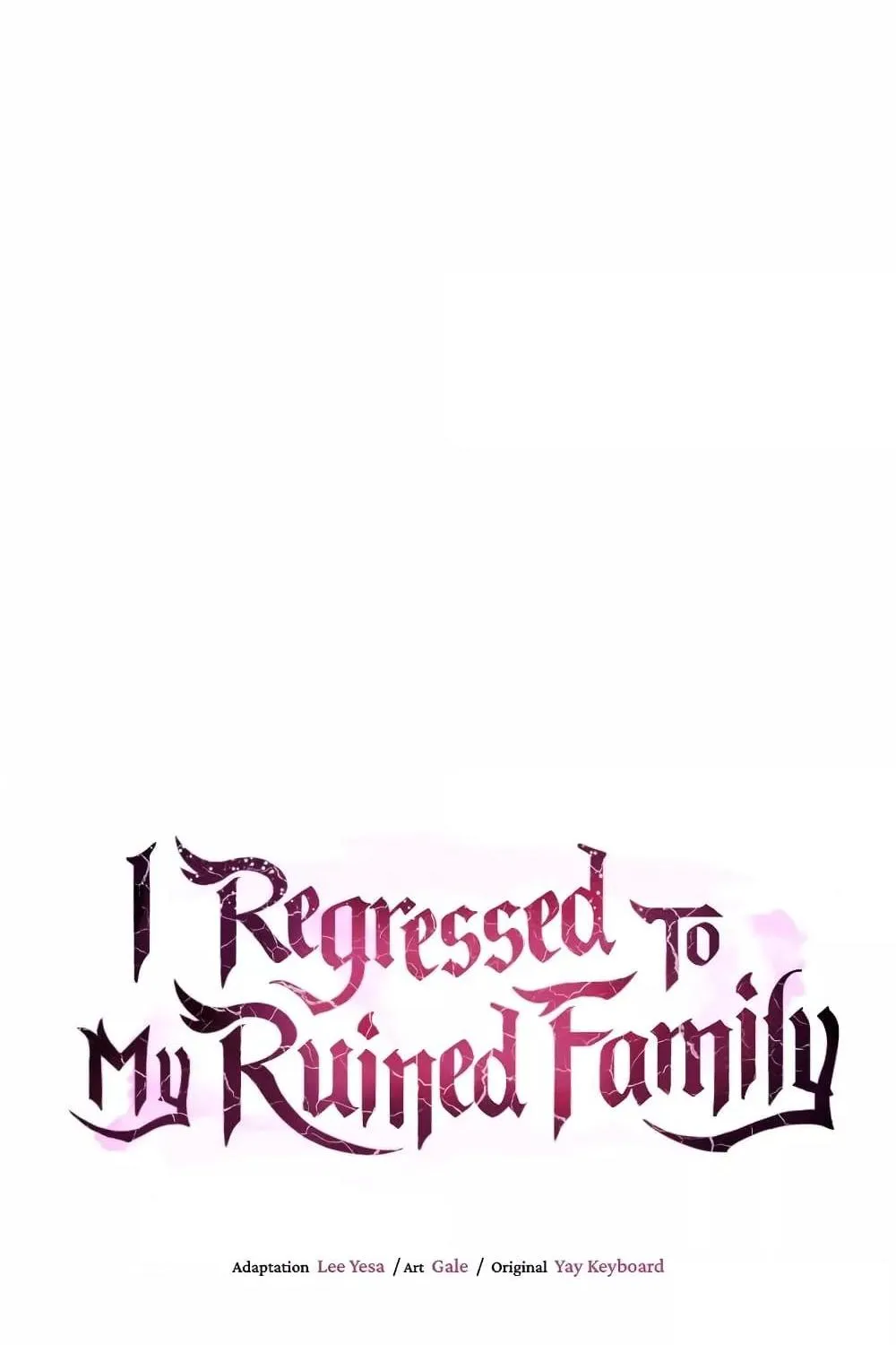 I Regressed to My Ruined Family - หน้า 13