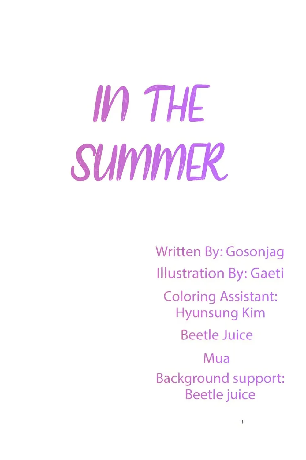 In the Summer - หน้า 98