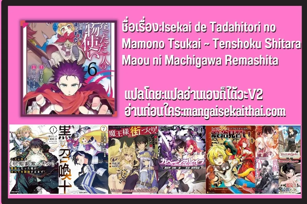 Isekai de Tadahitori no Mamono Tsukai ~ Tenshoku Shitara Maou ni Machigawa Remashita - หน้า 13