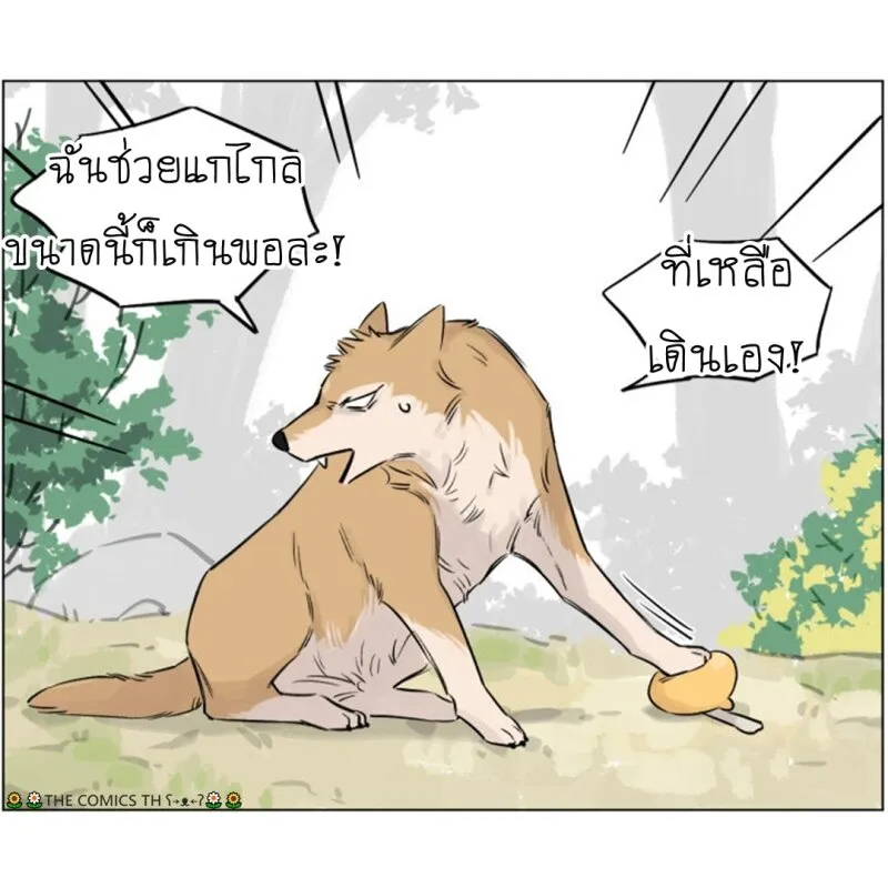 The wolf that picked something up – ปะป๋าหมาป่ากับลูกหมาของเขา - หน้า 15