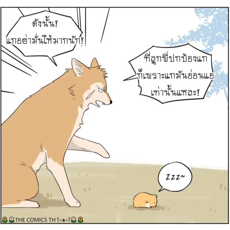 The wolf that picked something up – ปะป๋าหมาป่ากับลูกหมาของเขา - หน้า 11